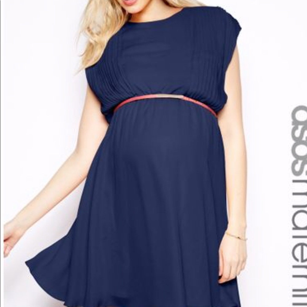 ASOS Maternity Dress in Navy